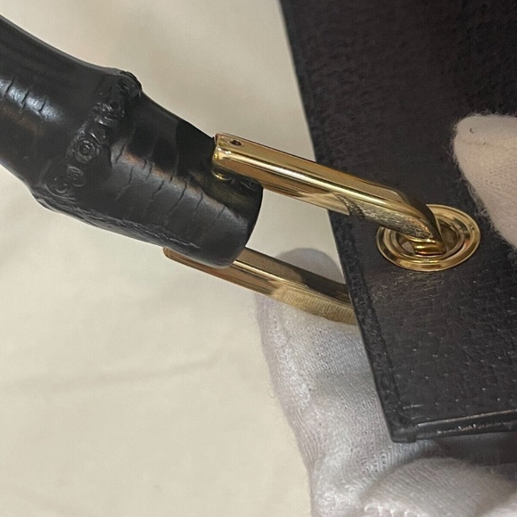 Vintage Gucci Bamboo flap handbag - Picture 9 of 15